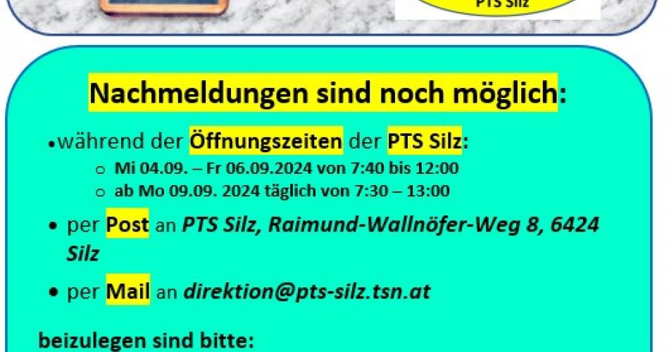 PTS Silz Schulbeginn 2024/25